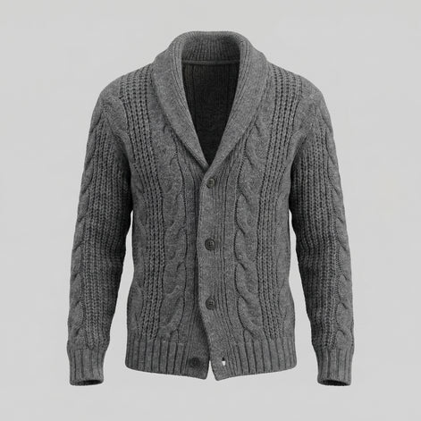 Men's Wool Knitted Cardigan