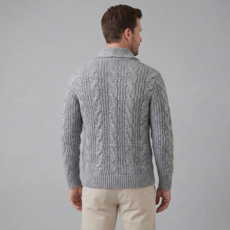 Men's Wool Knitted Cardigan