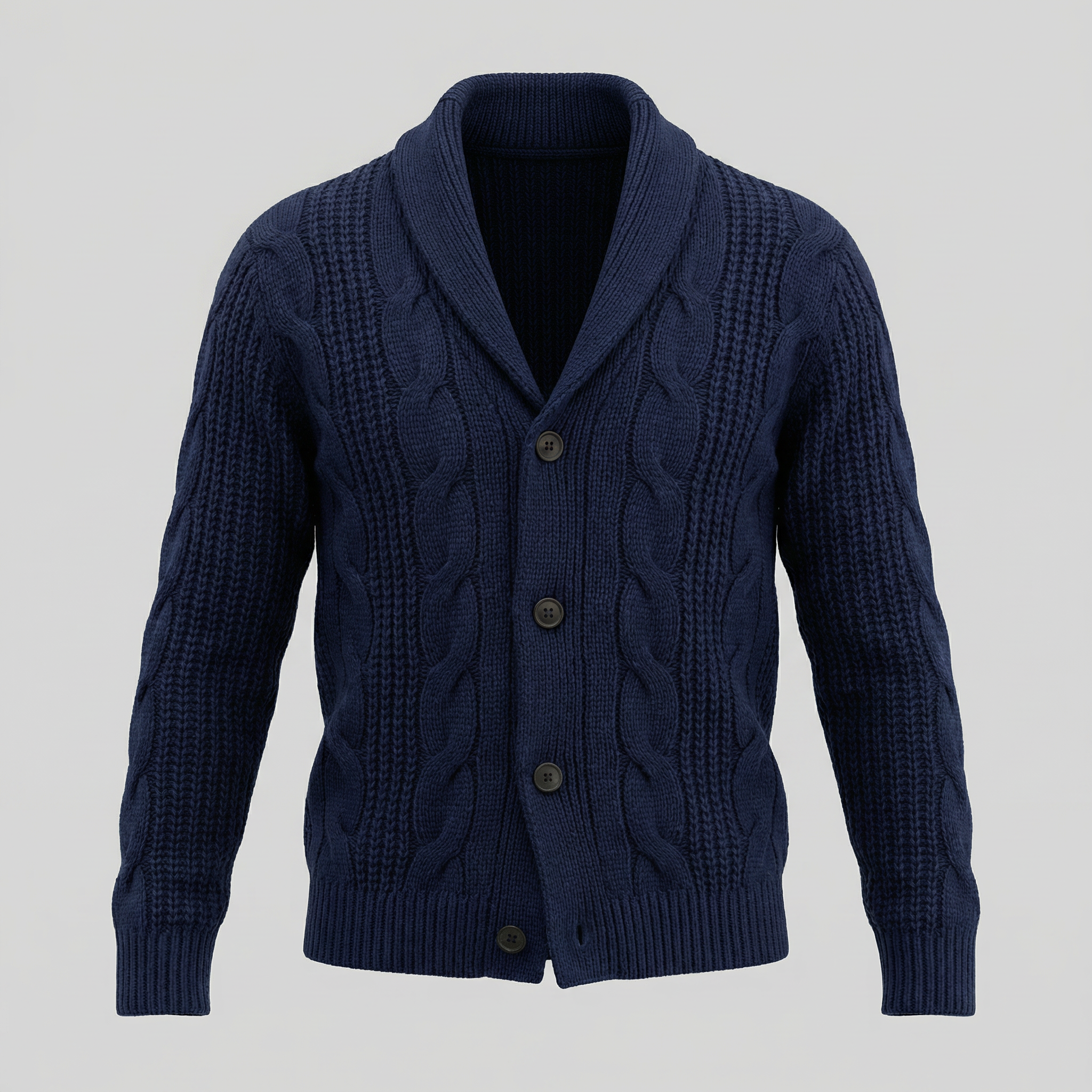 Men's Wool Knitted Cardigan