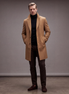 Men's Wool Overcoat Classic Long Coat