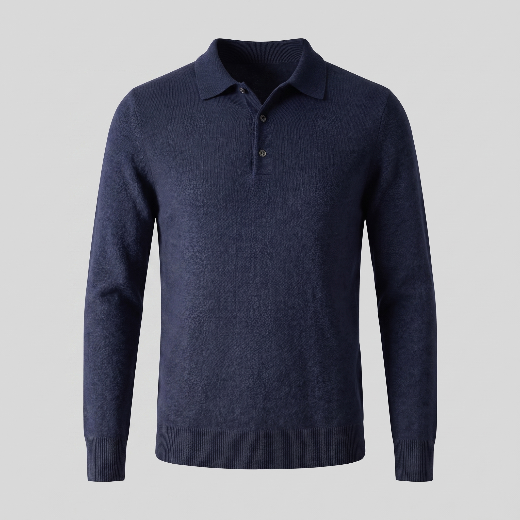 Men's Wool Polo Sweater