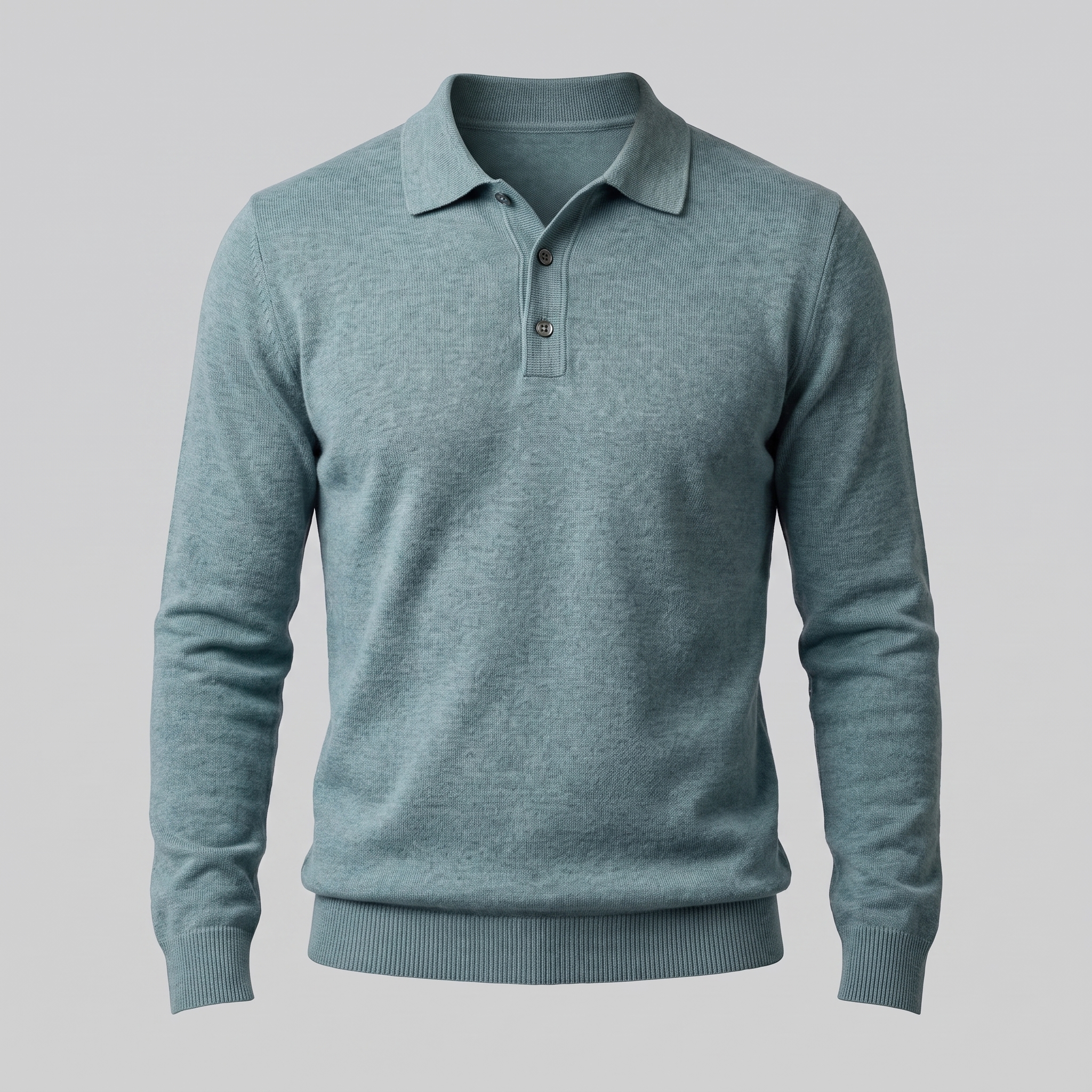 Men's Wool Polo Sweater