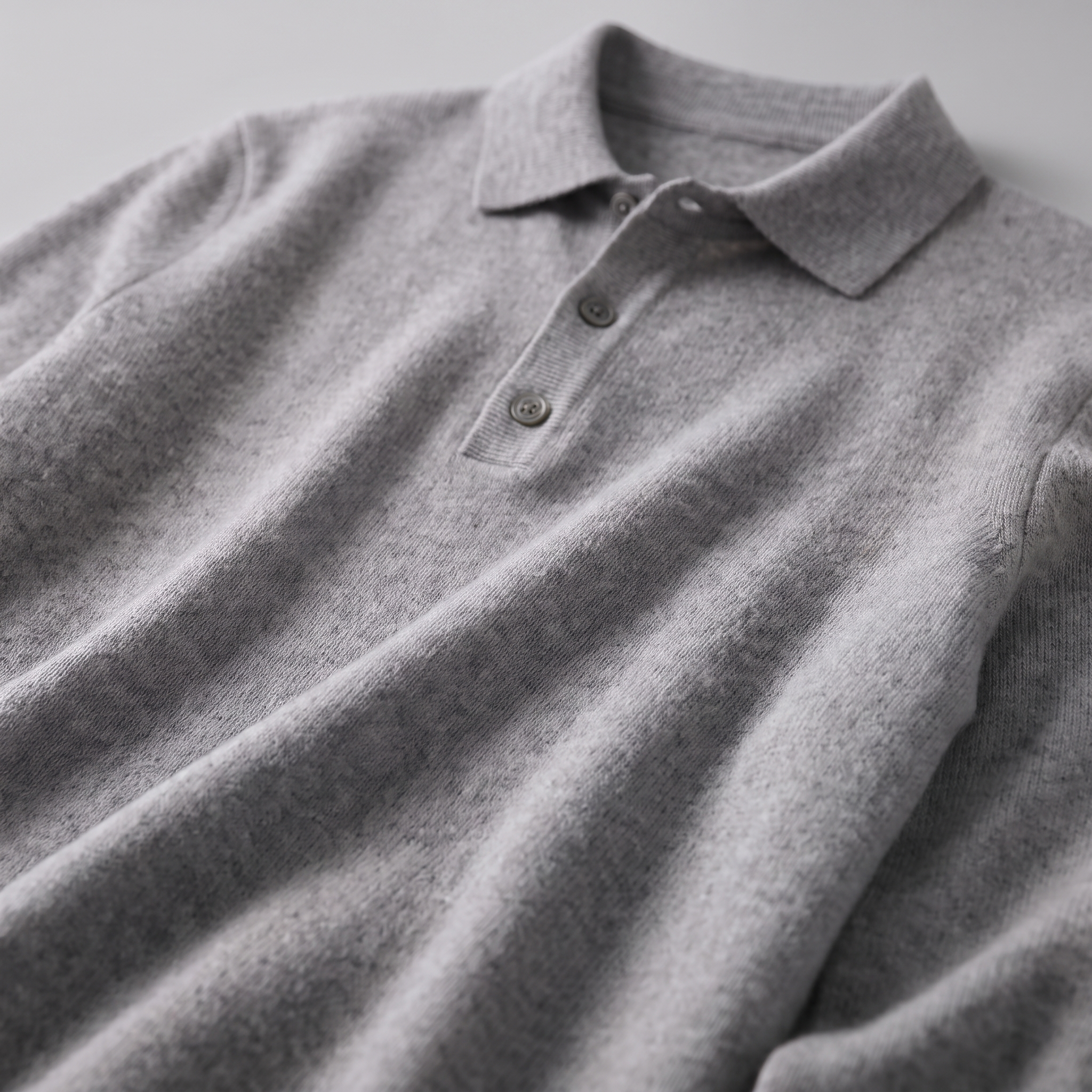 Men's Wool Polo Sweater