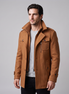 Men's Wool Stand-Collar Overcoat