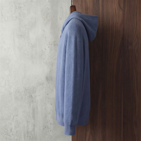 Men's Wool Zip Up Hoodie