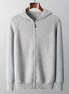 Men's Wool Zip Up Hoodie