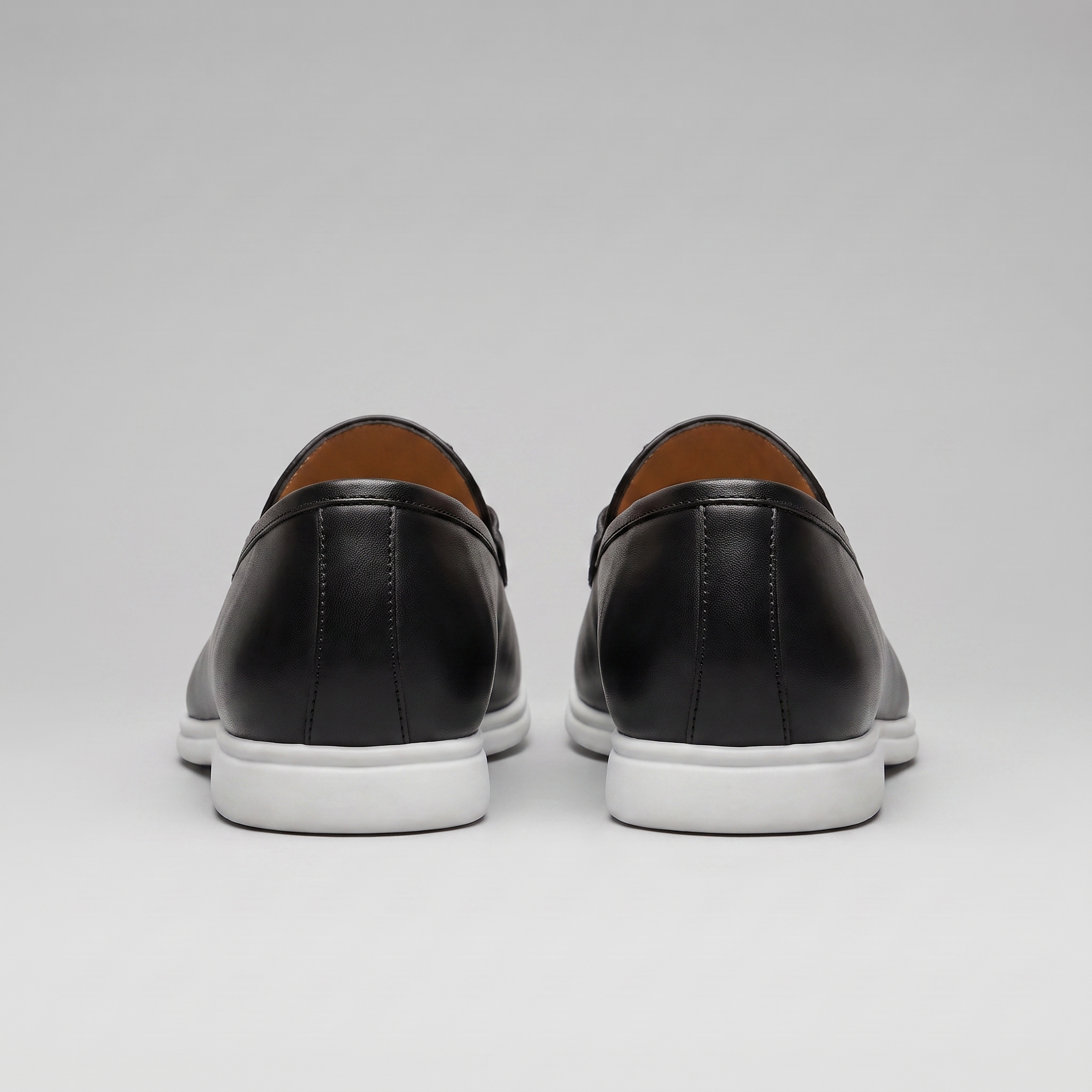 Men's Woven PU Leather Horsebit Loafers