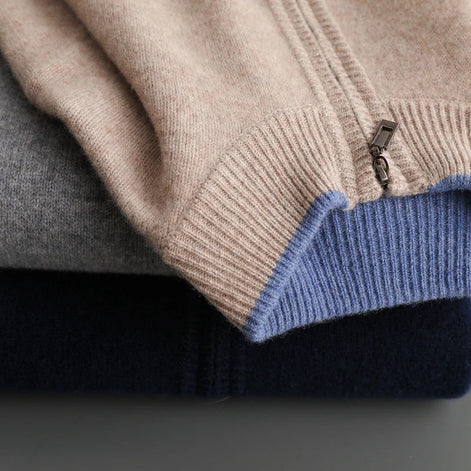 Men's Zip Sweater for Stylish Comfort