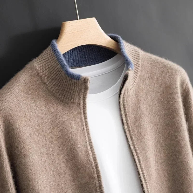 Men's Zip Sweater for Stylish Comfort