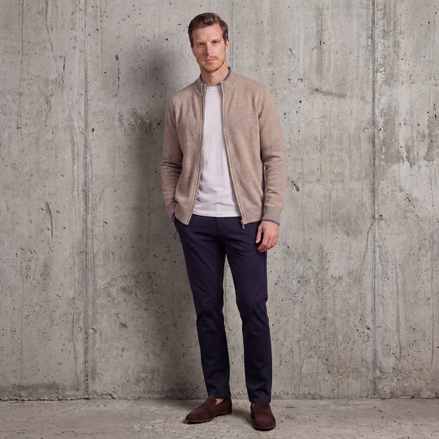 Men's Zip Sweater for Stylish Comfort