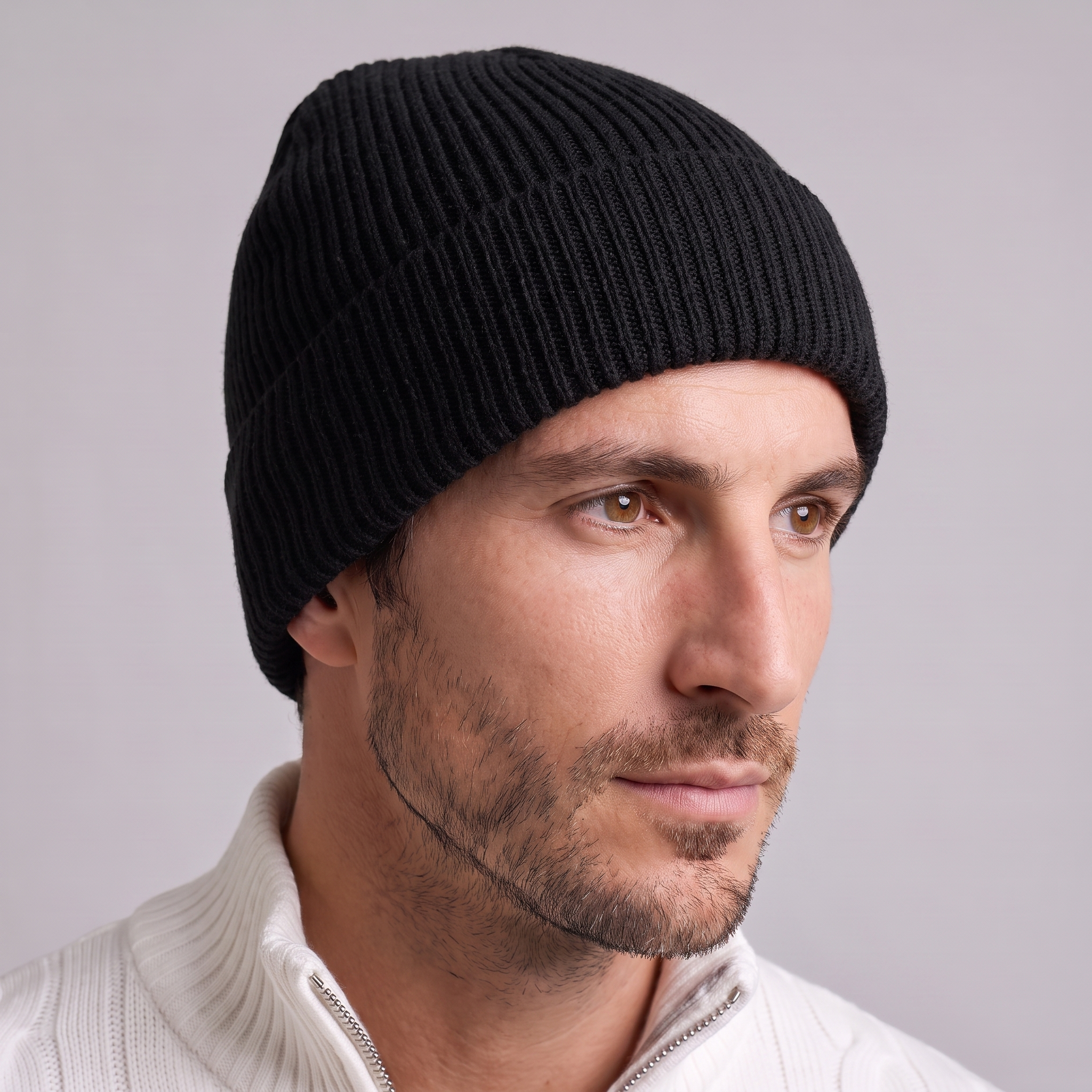 Ribbed Knit Beanie