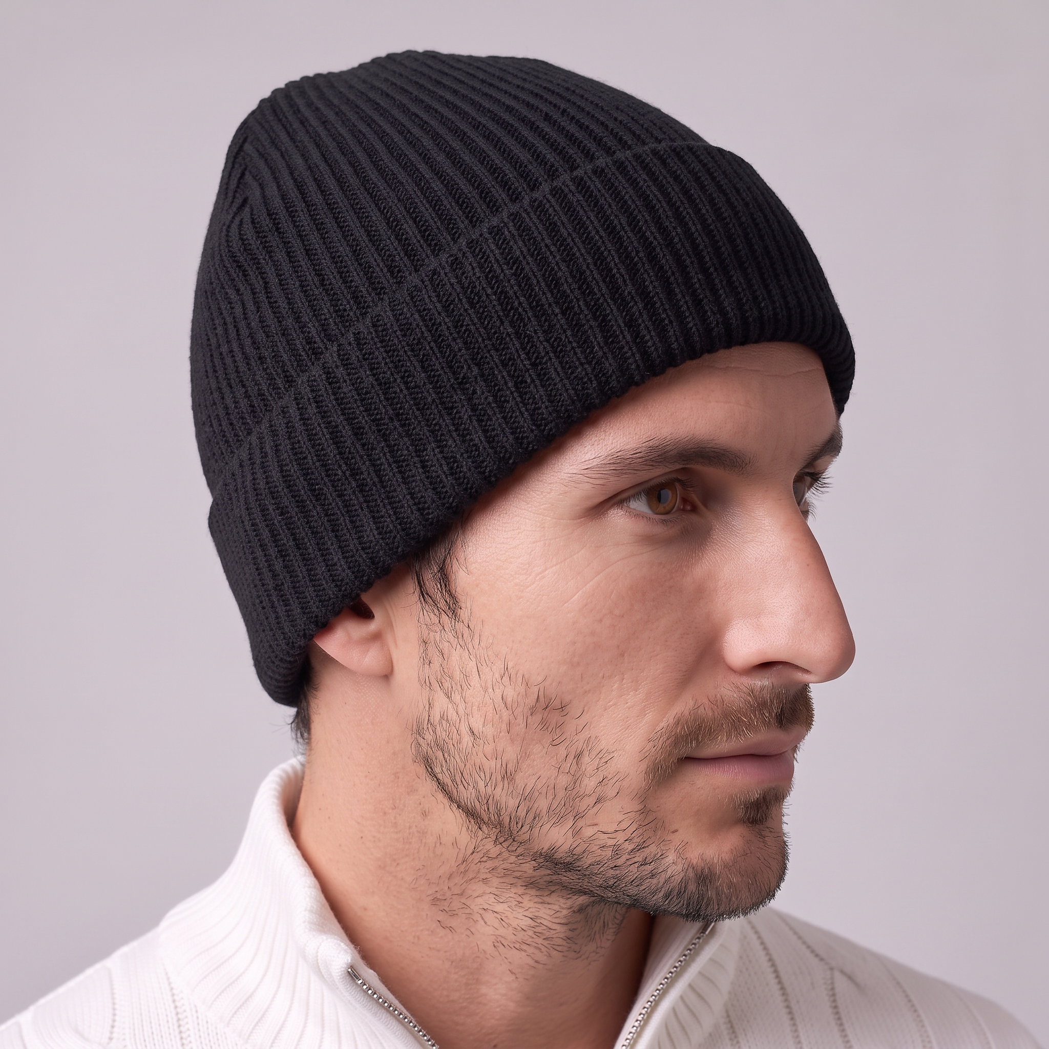 Ribbed Knit Beanie