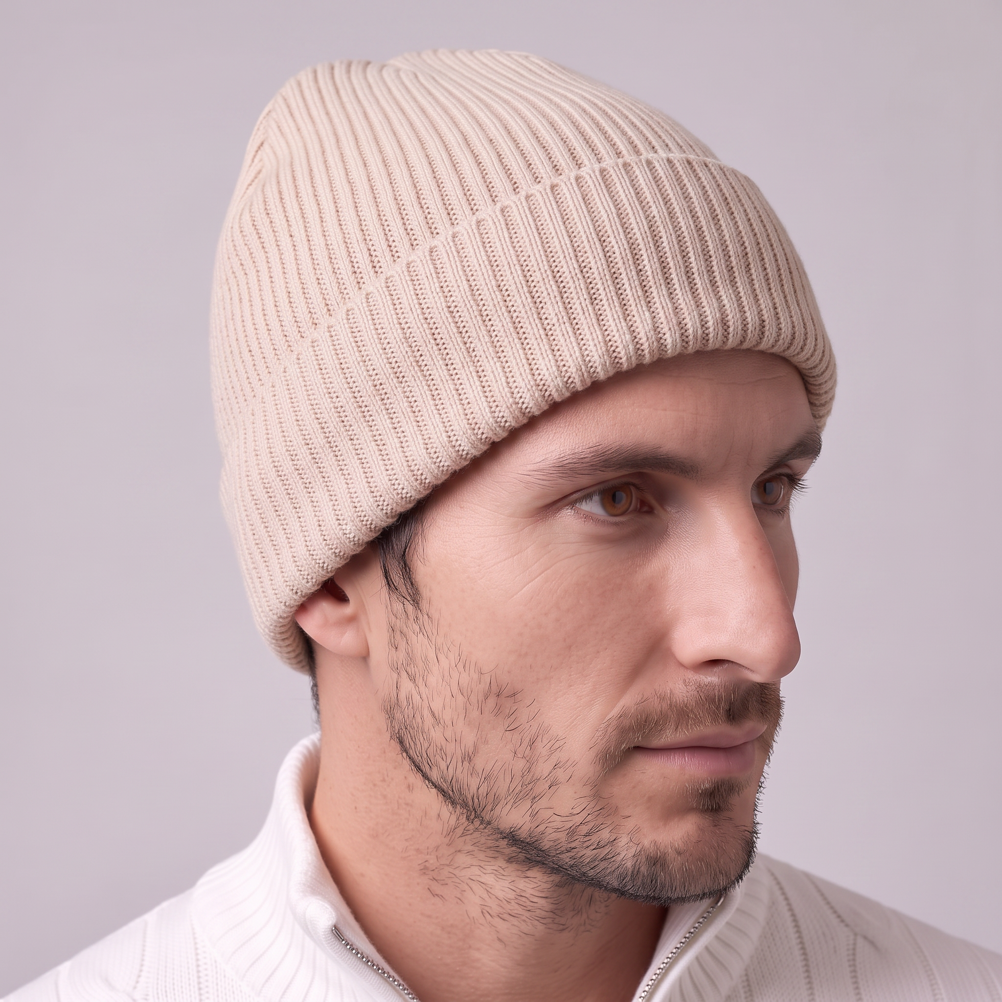 Ribbed Knit Beanie