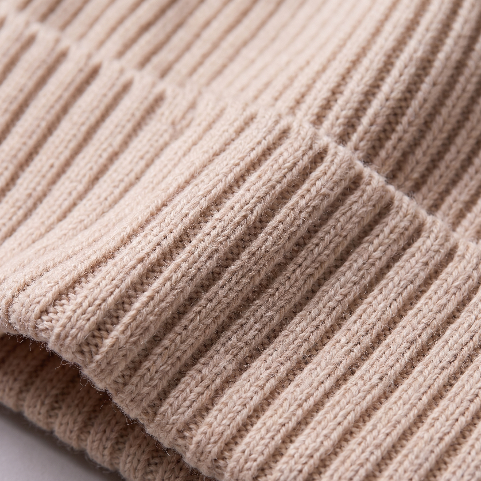Ribbed Knit Beanie