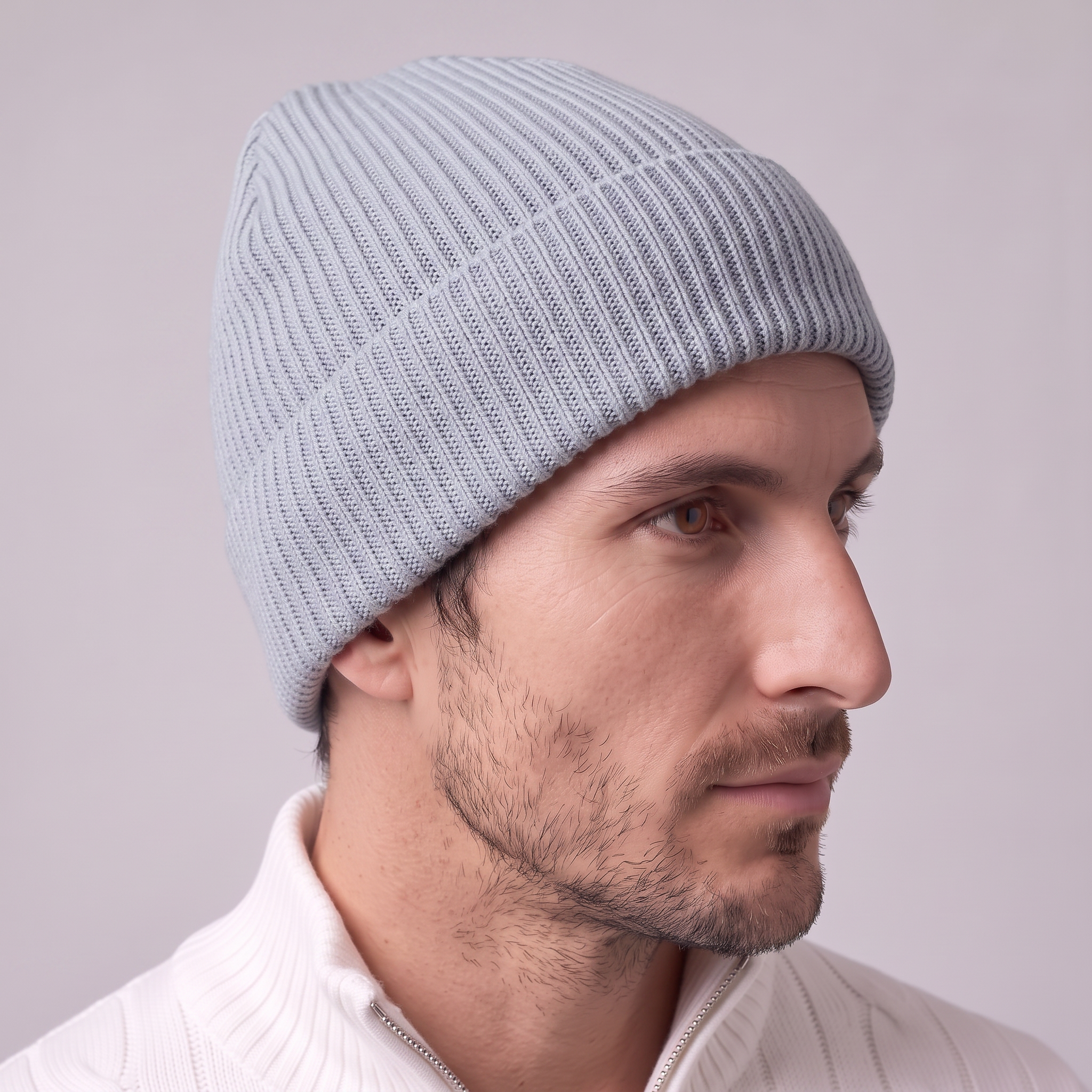 Ribbed Knit Beanie