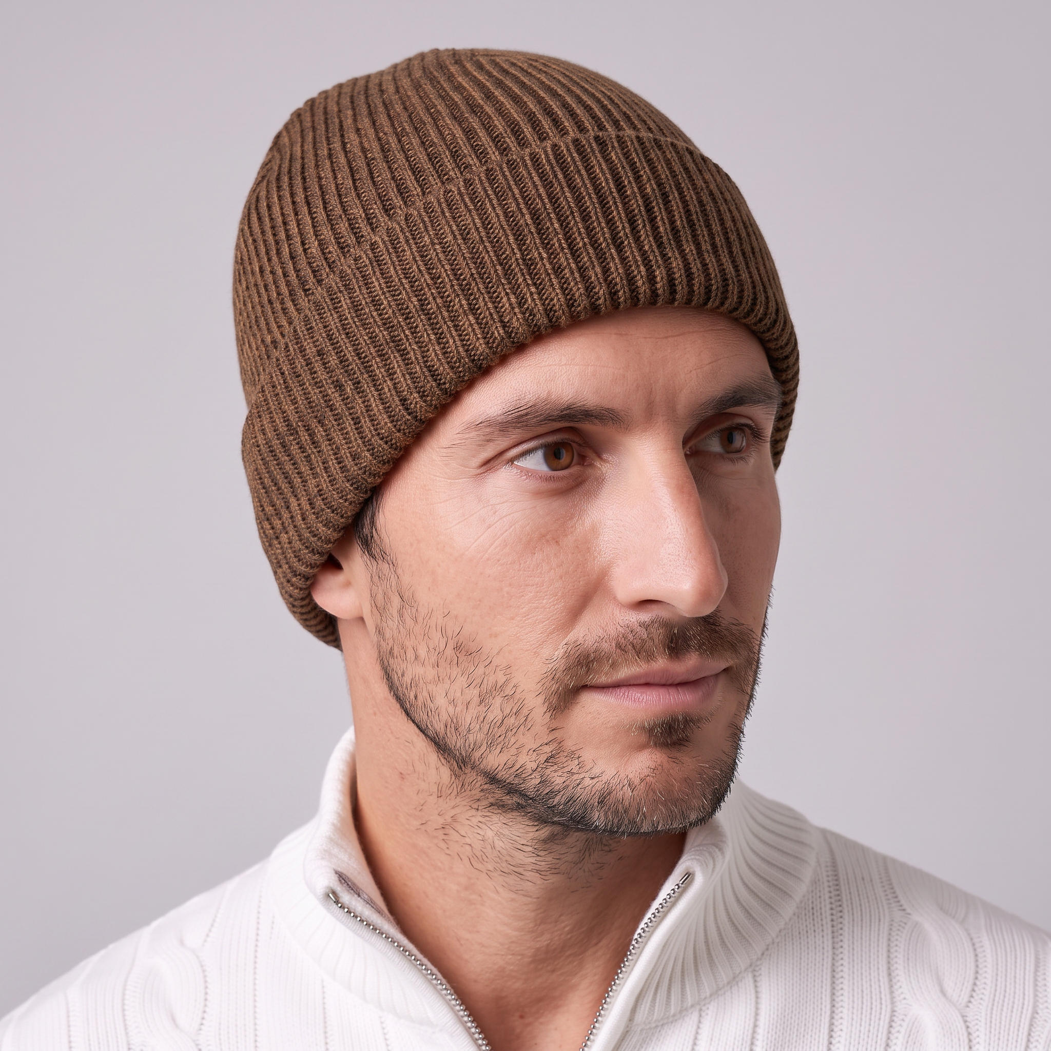 Ribbed Knit Beanie
