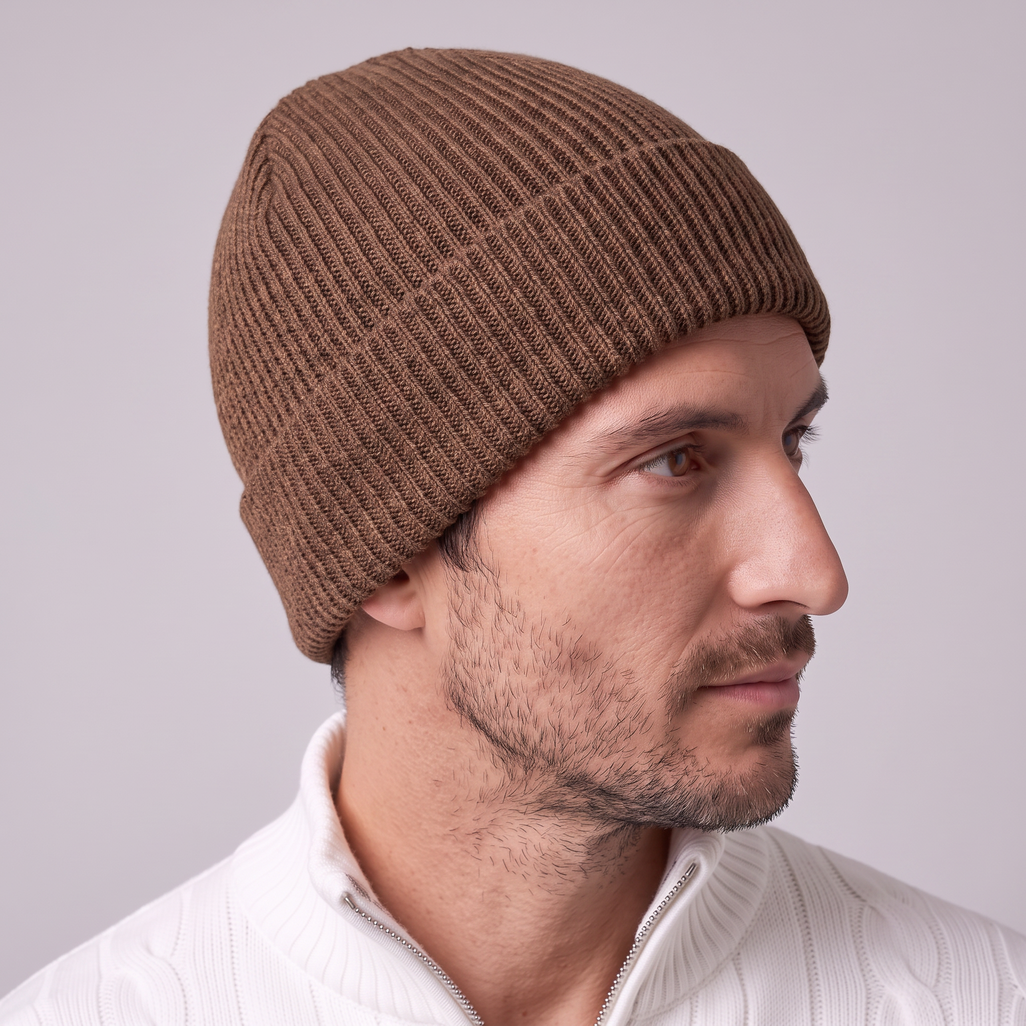 Ribbed Knit Beanie