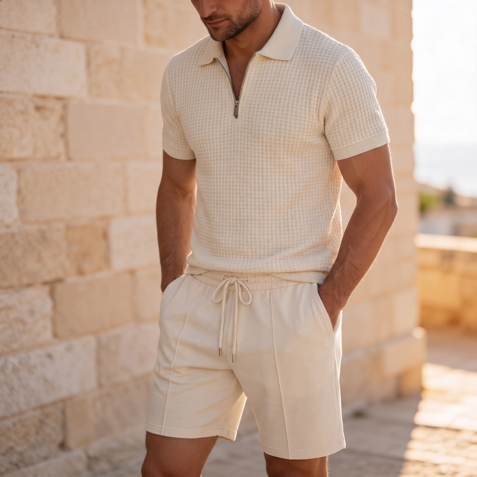 Men's Polo Shirt and Shorts Set BOGO